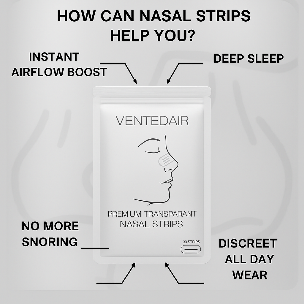 Transparante Neusstrips