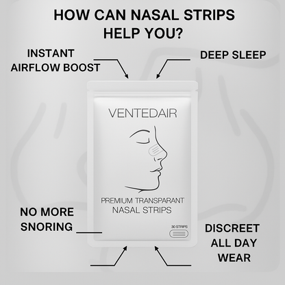Transparante Neusstrips
